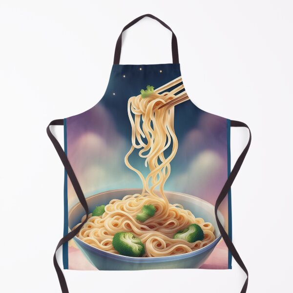 Item preview, A nightly snack: bowl of noodles with broccoli designed and sold by Purr95.
