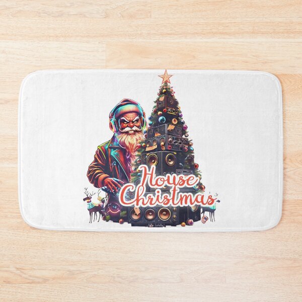 Item preview, House Christmas - Rave Santa with Speaker Tree designed and sold by Designorigin.