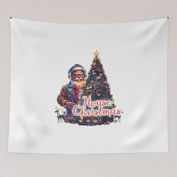 Item preview, House Christmas - Rave Santa with Speaker Tree designed and sold by Designorigin.