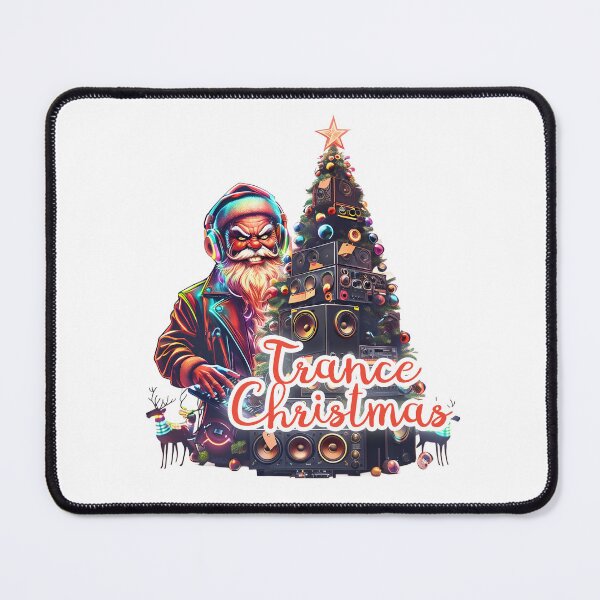 Item preview, Trance Christmas - Rave Santa with Speaker Tree designed and sold by Designorigin.