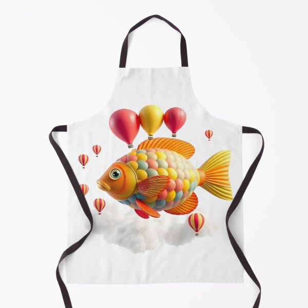 Item preview, Hotair Balloon Fish designed and sold by inkadventure.