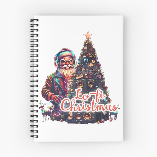 Item preview, Lo-fi Christmas - Rave Santa with Speaker Tree designed and sold by Designorigin.
