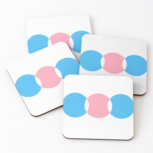 Item preview, letterboxd logo transgender flag designed and sold by rilesweir.