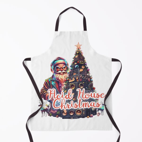 Item preview, Acid House Christmas - Rave Santa with Speaker Tree designed and sold by Designorigin.