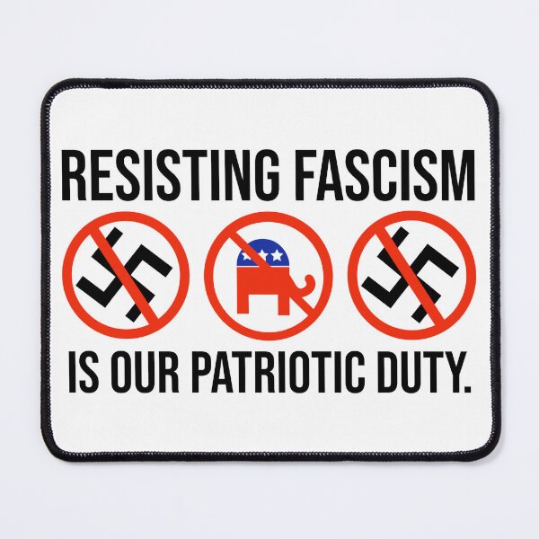 Item preview, Resisting fascism is our patriotic duty  designed and sold by Rachel the Artist .
