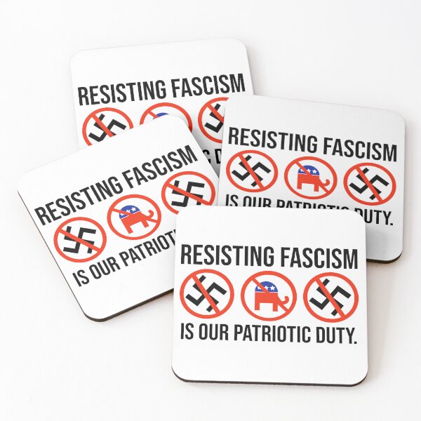 Item preview, Resisting fascism is our patriotic duty  designed and sold by Rachel the Artist .