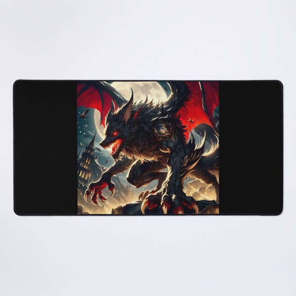 Item preview, Flying Werewolf designed and sold by GalleryBrisArt.