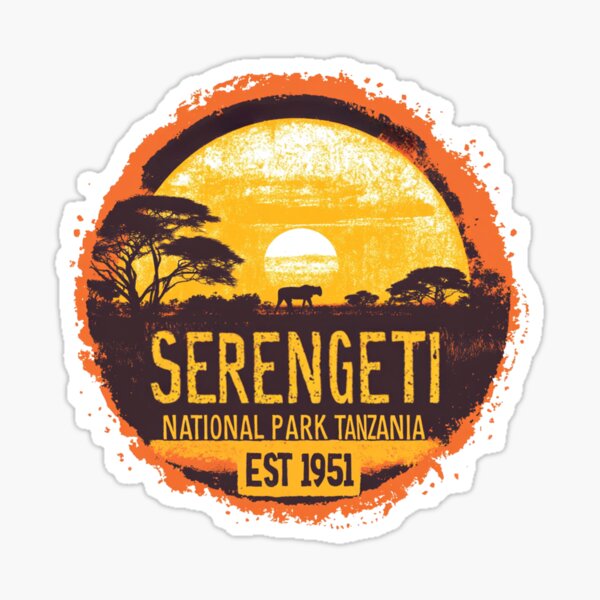 Item preview, Serengeti National Park - Tanzania  designed and sold by GoodOldVintage.