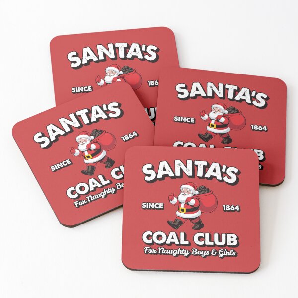 Item preview, Santa's Coal Club - For Naughty Boys and Girls - Funny Christmas designed and sold by hadleyfoo.