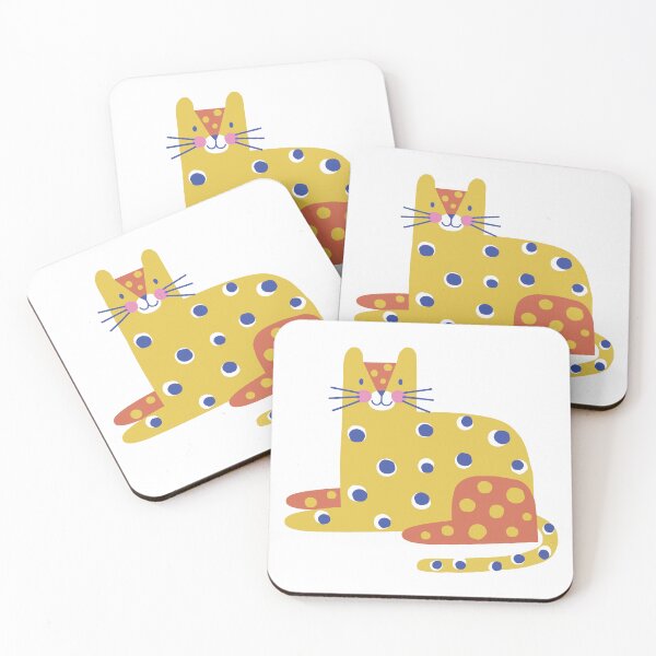 Item preview, Cute and colorful cat designed and sold by PrancingPumpkin.