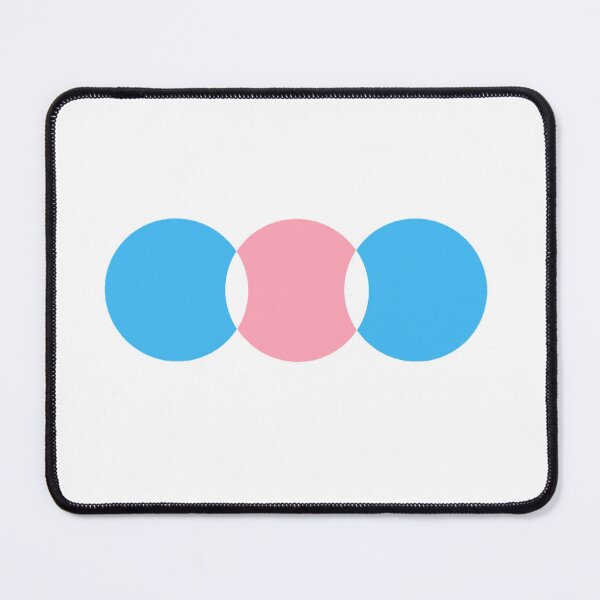 Item preview, letterboxd logo transgender flag designed and sold by rilesweir.