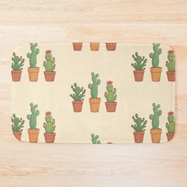 Item preview, Vibrant Cactus Trio Comic Style Illustration designed and sold by MadeByHaresShop.