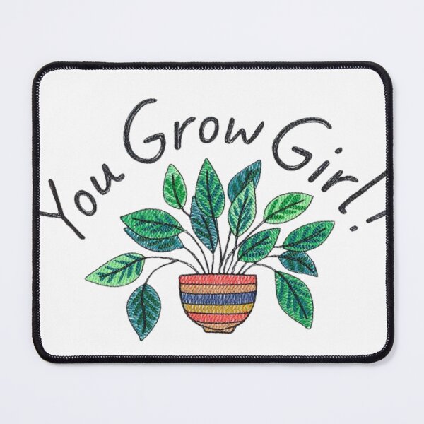 Item preview, Celebrate growth and positivity with this charming "You Grow Girl!" Plant Design! designed and sold by Colorten.
