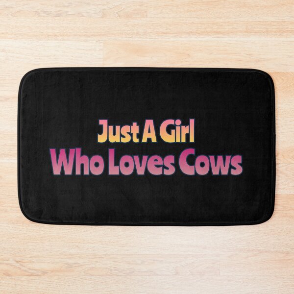 Item preview, Just A Girl Who Loves Cows designed and sold by AlchemyColor.