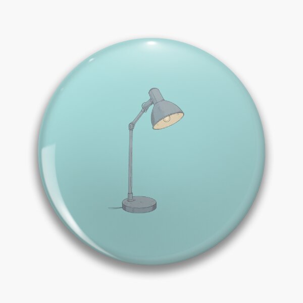 Item preview, Metallic Desk Lamp in Pastel Blue - Style designed and sold by MadeByHaresShop.