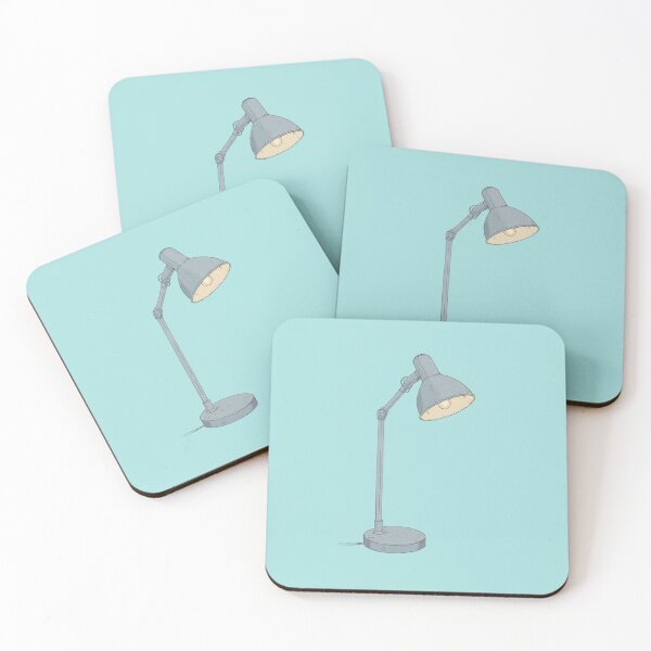 Item preview, Metallic Desk Lamp in Pastel Blue - Style designed and sold by MadeByHaresShop.