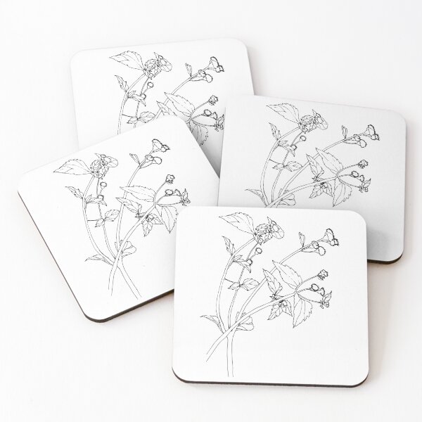 Item preview, Vietnam Wild Flower Line Art 36 designed and sold by tuyetstudio.