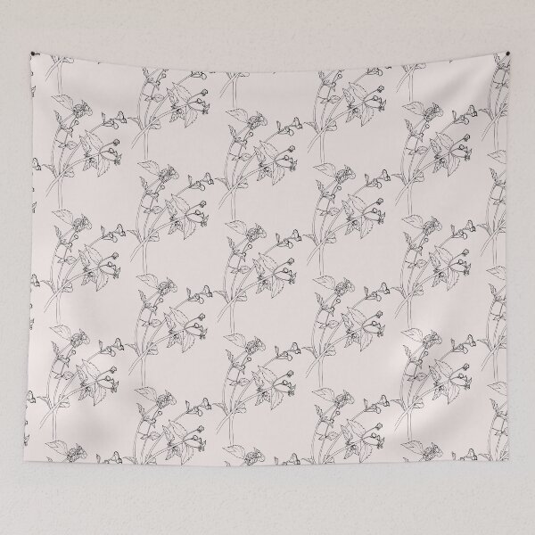 Item preview, Vietnam Wild Flower Line Art 36 designed and sold by tuyetstudio.