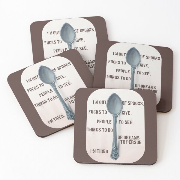 Item preview, I'm out of Spoons designed and sold by Mutation Ivori's Shtufff.