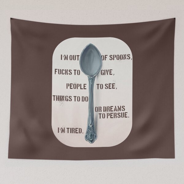 Item preview, I'm out of Spoons designed and sold by Mutation Ivori's Shtufff.