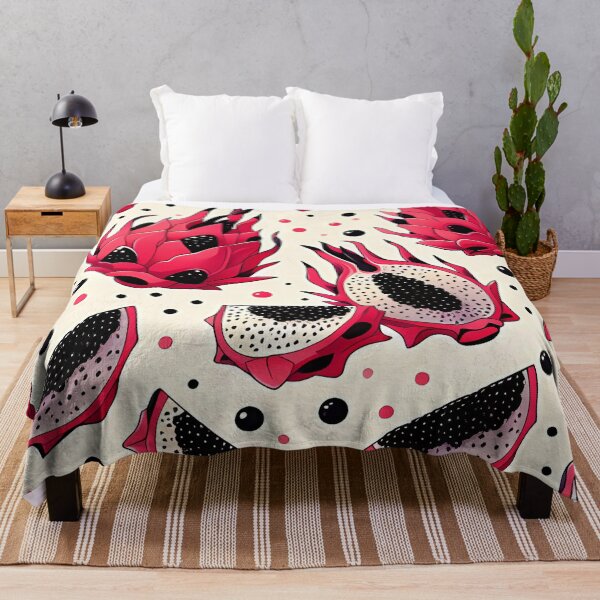 Item preview, Dragon fruit seamless pattern designed and sold by Haji Kamora.