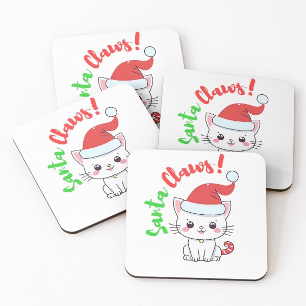 Item preview, Cute cat saying Santa Claws! designed and sold by Ambreen09.