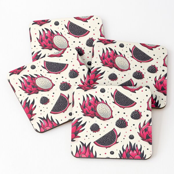 Item preview, Dragon fruit seamless pattern designed and sold by Haji  Kamora.