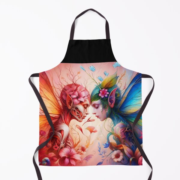 Item preview, Anatomy botanical illustration of two fairies designed and sold by EmeraldeaArt.