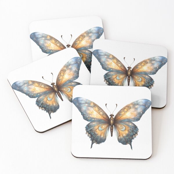 Item preview, Celestial Butterfly Dream – Ethereal Cosmic Artwork designed and sold by MystiqSlav.