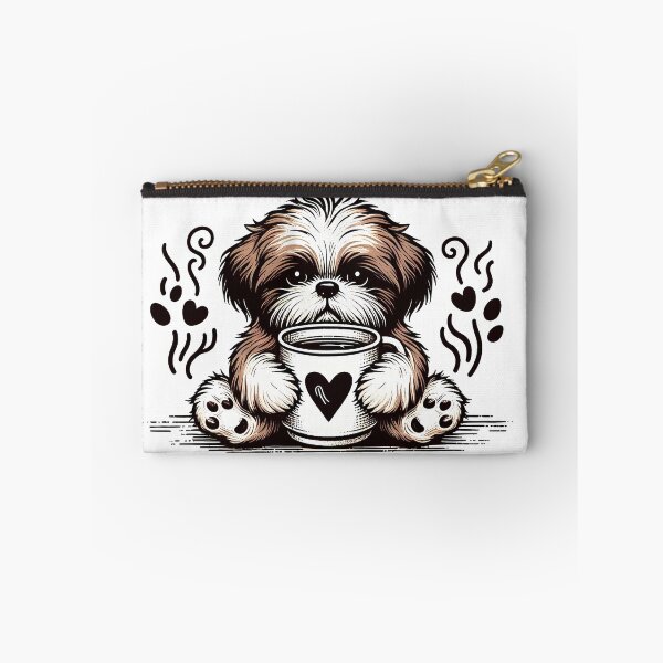 Item preview, Shih Tzu Coffee Vibes designed and sold by DogArtGallery.
