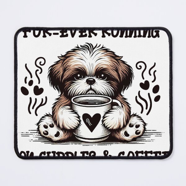 Item preview, Shih Tzu Coffee Vibes designed and sold by DogArtGallery.