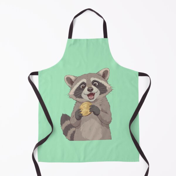 Item preview, Delightful Raccoon's Shiny Coin Treasure Comic Style designed and sold by ShroomForge.