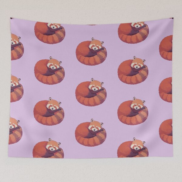 Item preview, Tranquil Slumber Red Panda Dreaming Comic Style Illustration designed and sold by ShroomForge.