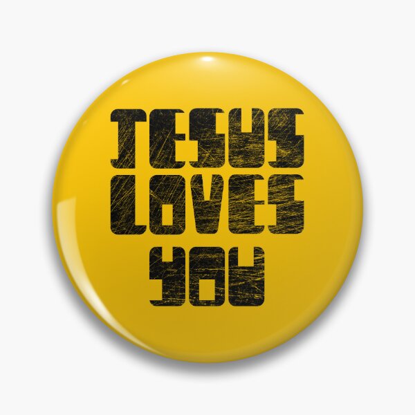 Item preview, Jesus Loves You – Simple Christian Typography with Custom Font & black design designed and sold by ZechJohnRB.