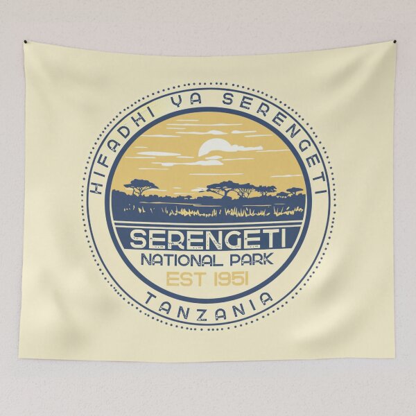 Item preview, Serengeti National Park - Tanzania  designed and sold by GoodOldVintage.