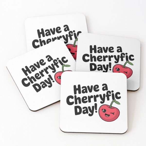 Item preview, Have A Cherryfic Day! Cute Cherry Pun designed and sold by PMCreative.