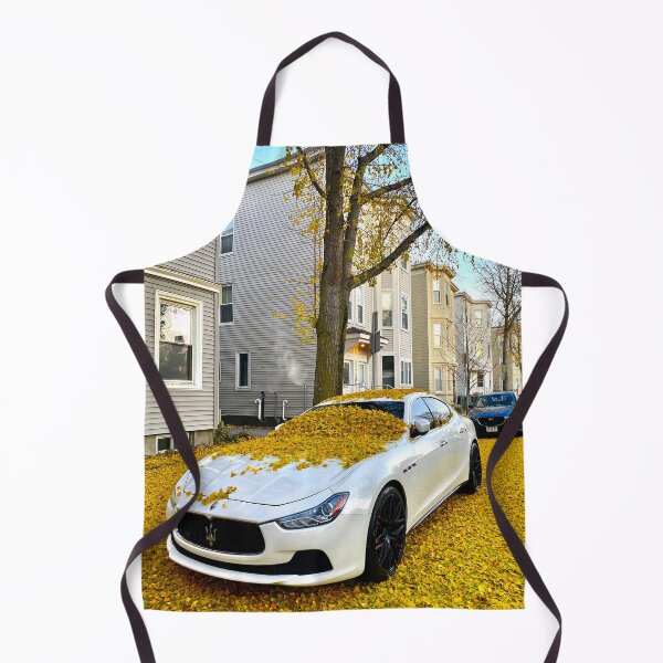 Item preview, A Sleepy Maserati Draped in Golden Leaves designed and sold by florencemilan.