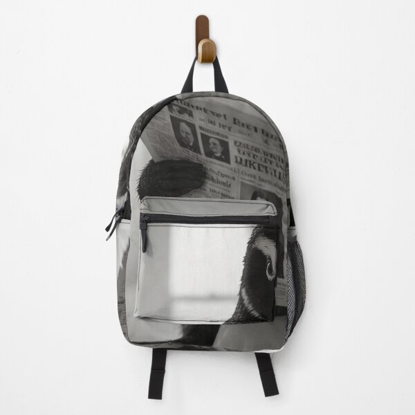 Item preview, Penguin Relaxing with Newspaper in Bathroom designed and sold by vk09.