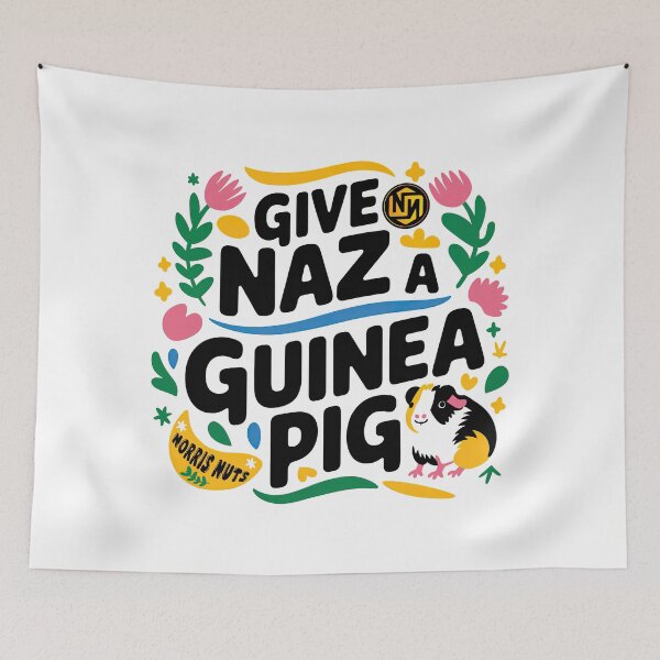 Item preview, Norris Nuts, Give Naz a Guinea Pig, Premium Norris Nuts Legends Design designed and sold by graphic-genie.