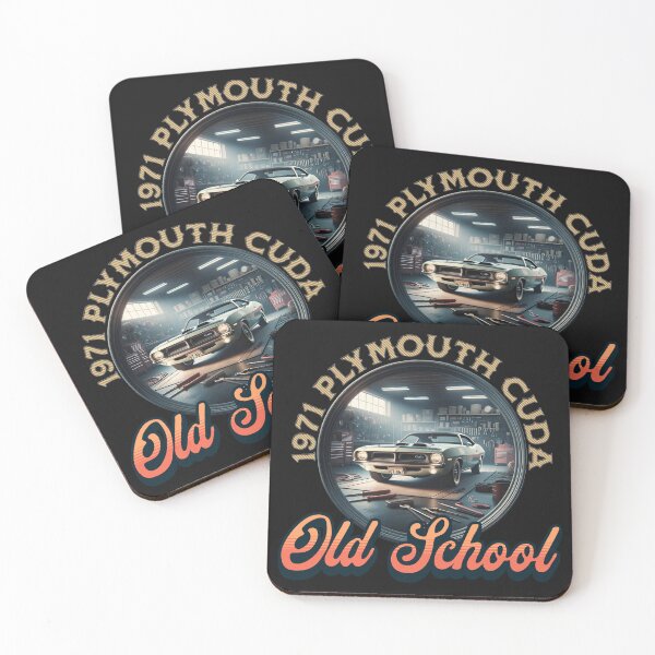 Item preview, 1971 Plymouth Cuda Garage Shirt designed and sold by PrintWizardPro.