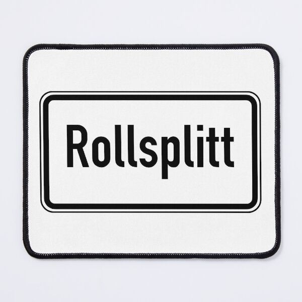 Item preview, Rollsplitt: German Traffic Sign (Loose Gravel) designed and sold by PING 999 STUDIO.