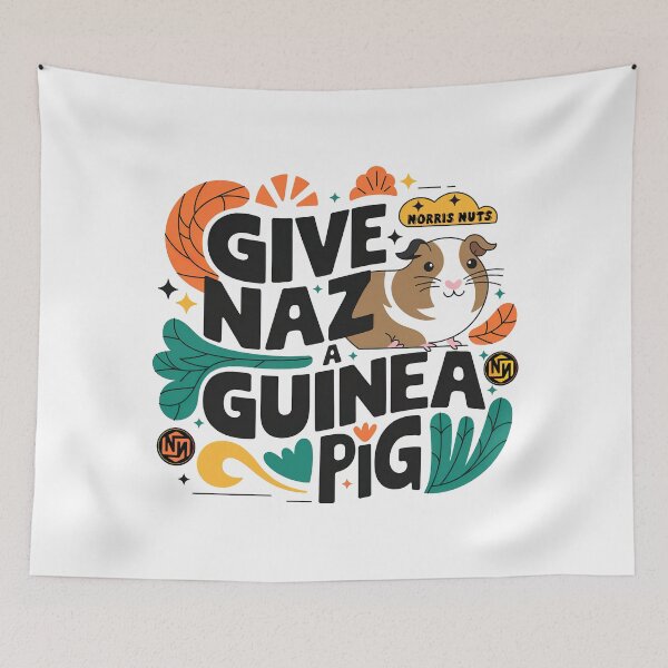 Item preview, Norris Nuts, Give Naz a Guinea Pig, Premium Norris Nuts Legends Design designed and sold by graphic-genie.