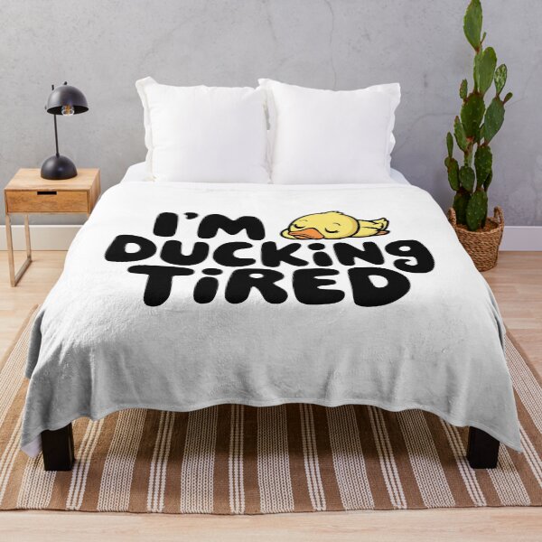 Item preview, I'm Ducking Tired! Cute Duck Pun designed and sold by PMCreative.