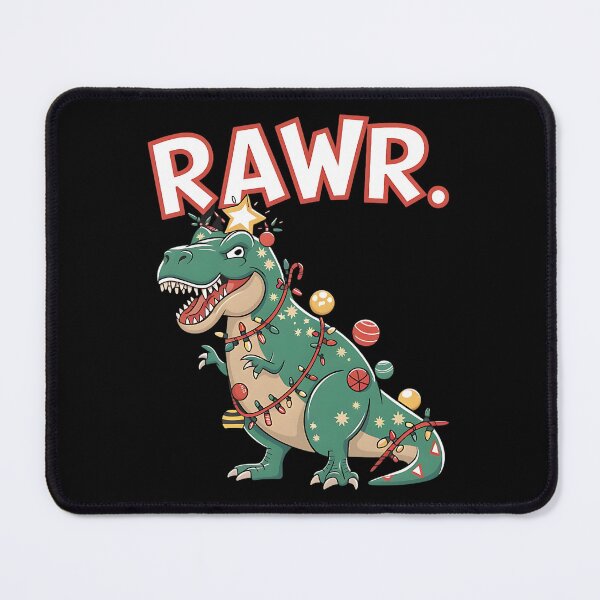 Item preview, Tree Rex Rawr Dinosaur Christmas Pun designed and sold by DomTeesHaven.