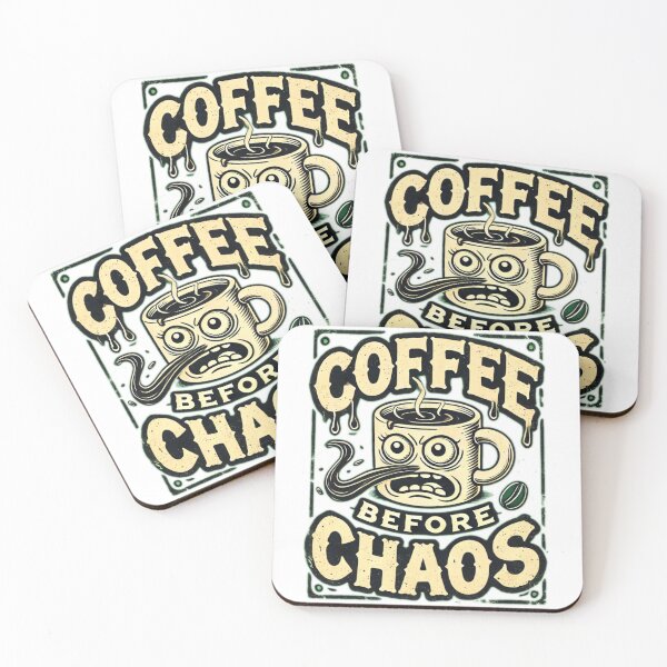 Item preview, Coffee Before Chaos Mug Design - coffee addicts designed and sold by PatrykT94.