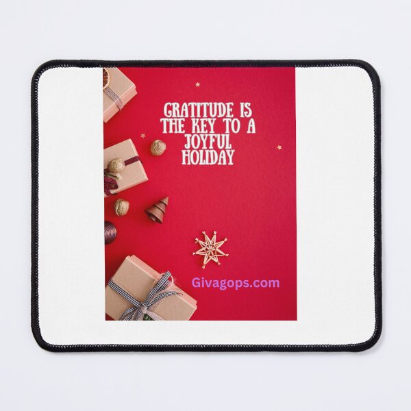 Item preview, "Gratitude is the key to a joyful holiday." designed and sold by CUTESTUFFnow.