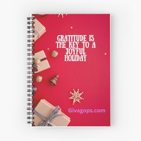Item preview, "Gratitude is the key to a joyful holiday." designed and sold by CUTESTUFFnow.