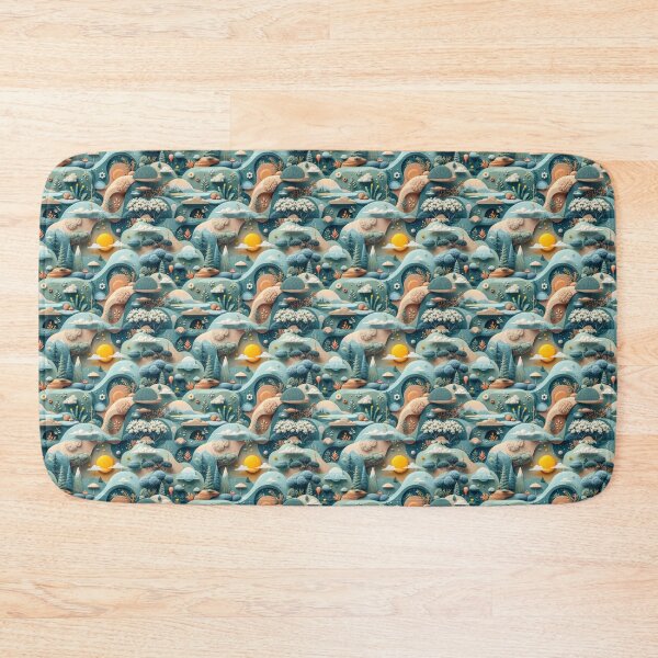 Item preview, A peaceful 3D pattern background focused on nature and relaxation, perfect for promoting outdoor mindfulness and self-care activities. designed and sold by AlwaysHome.