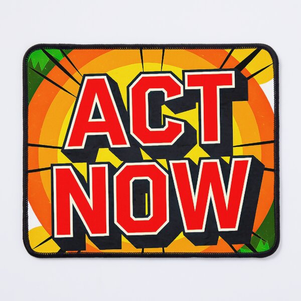 Item preview, Act Now Bold Call to Action designed and sold by Amanda's Factory.