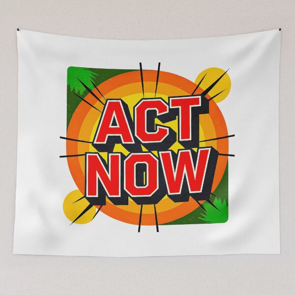 Item preview, Act Now Bold Call to Action designed and sold by Amanda's Factory.